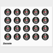 Joe Biden Kerstmis Kerstman Vrolijk 4e Pasen Kerst Ronde Sticker (Vel)