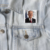 Joe Biden-knop Vierkante Button 5,1 Cm (In situ)