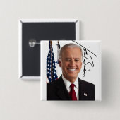 Joe Biden-knop Vierkante Button 5,1 Cm (Voorkant /achterkant)