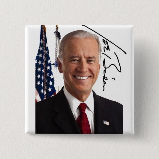 Joe Biden-knop Vierkante Button 5,1 Cm (Voorkant)