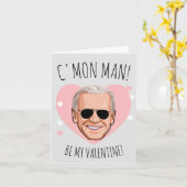 JOE BIDEN: Kom man, word mijn Valentijn Kaart (Gele Bloem)
