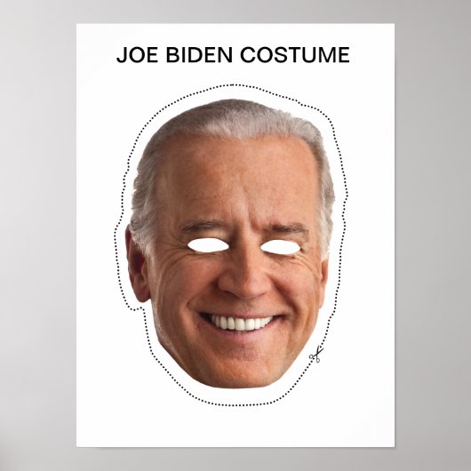 Joe Biden kostuum Poster (Voorkant)
