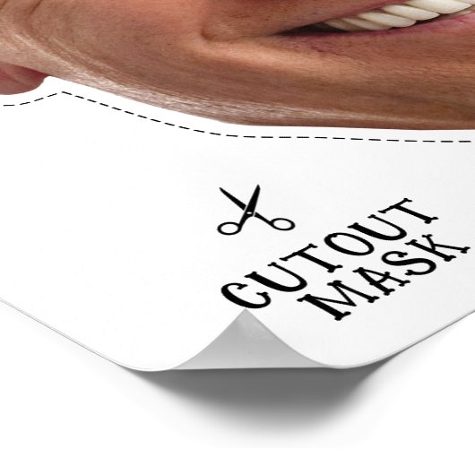 Joe Biden kostuummasker Poster (Hoek)