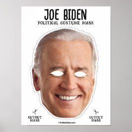 Joe Biden kostuummasker Poster