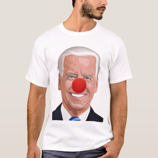 JOE BIDEN KWAAADAARDIGE CLOWN T-SHIRTS TEES (Voorkant)