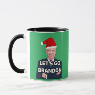 JOE BIDEN LAAT BRANDON CHRISTMAS COFFEE MUGS GAAN MOK