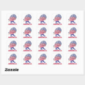 Joe Biden Last voor Amerika Vierkante Sticker (Vel)