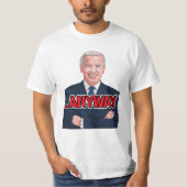 JOE BIDEN LET'S VEROORZAAKTE T-shirts t - shirts (Voorkant)