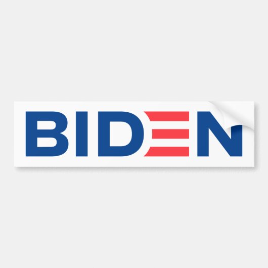 Joe Biden Logo Bumpersticker (Voorkant)