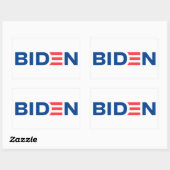 Joe Biden Logo Rechthoekige Sticker (Vel)