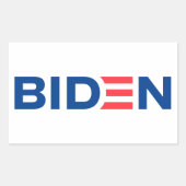 Joe Biden Logo Rechthoekige Sticker (Voorkant)