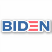 Joe Biden Logo Sticker (Voorkant)