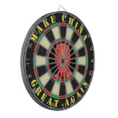 Joe Biden maakt China weer geweldig grappig Satire Dartbord (Voorkant Links)