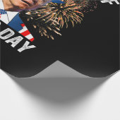 Joe Biden Merry 4th of Vaderdag Funny 4th of J Cadeaupapier (Hoek)