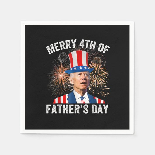Joe Biden Merry 4th of Vaderdag Funny 4th of J Servet (Voorkant)