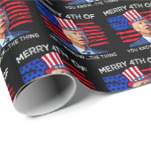 Joe Biden Merry 4th van jullie weet wat Cadeaupapier (Rol Hoek)