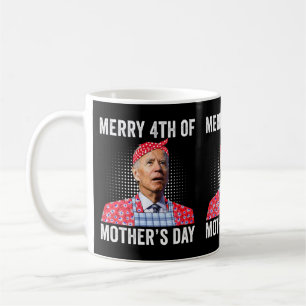 Joe Biden Merry 4th van Moederdag verwarde Joe.p Koffiemok