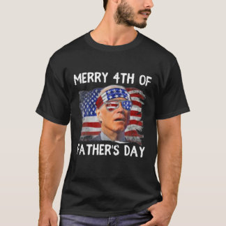 Joe Biden Merry 4th van Vaderdag grappige 4e van J T-shirt