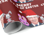 JOE BIDEN MERRY EASTER CHRISTMAS WRAPPING PAPER CADEAUPAPIER (Rol Hoek)