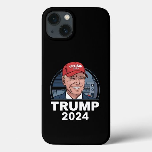 Joe Biden met een Trump-hoed Case-Mate iPhone Case (Achterkant)