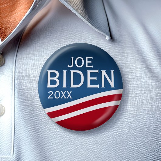 Joe Biden - Modern Wave Design Ronde Button 5,7 Cm