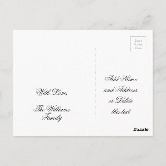 Joe Biden neemt zijn eed op 20 januari Briefkaart (Achterkant)