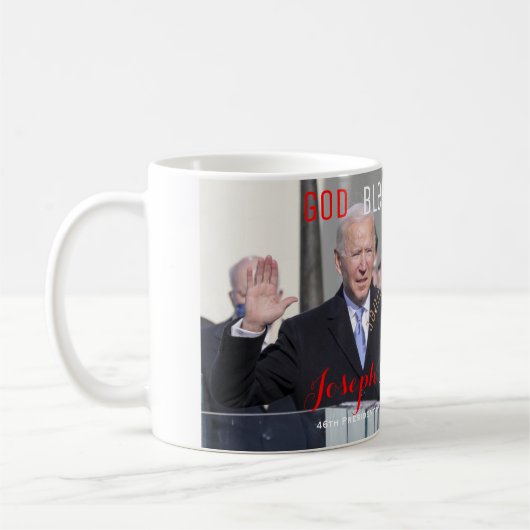 Joe Biden neemt zijn eed op 20 januari Koffiemok (Links)