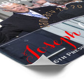 Joe Biden neemt zijn eed op 20 januari Poster (Hoek)