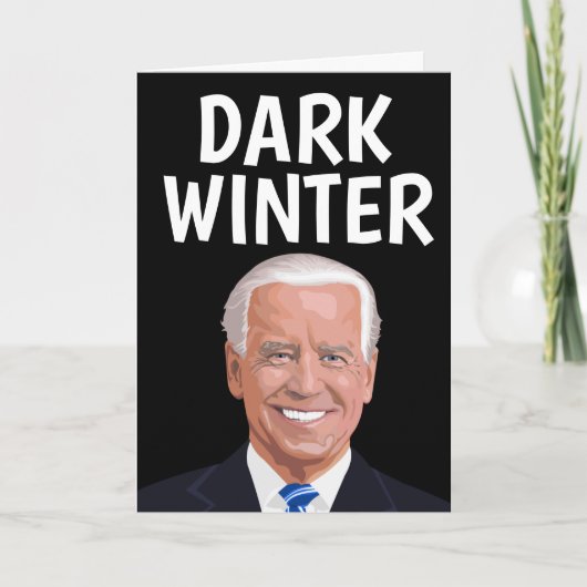 JOE BIDEN NIEUW JAAR GROETCARDS FEESTDAGEN KAART (Voorkant)