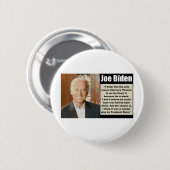 Joe Biden over Clarence Thomas Ronde Button 5,7 Cm (Voorkant /achterkant)