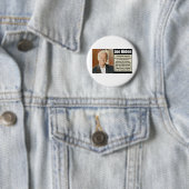 Joe Biden over Clarence Thomas Ronde Button 5,7 Cm (In situ)