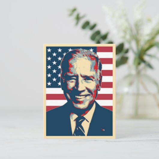Joe Biden Patriotic Briefkaart (Staand voorkant)