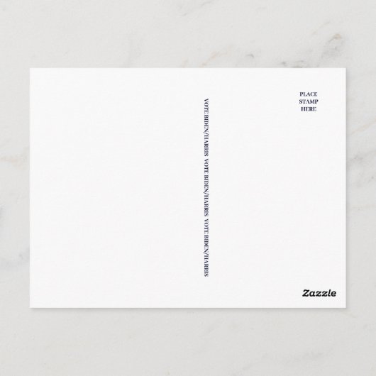 Joe Biden Patriotic Briefkaart (Achterkant)