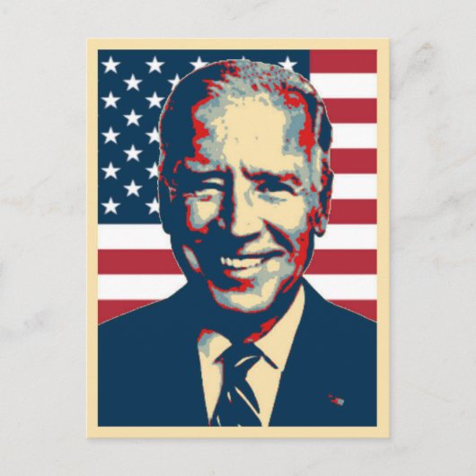 Joe Biden Patriotic Briefkaart (Voorkant)