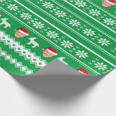 Joe Biden Pattern Holiday Cadeaupapier (Hoek)