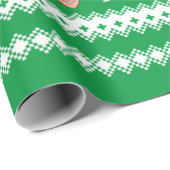 Joe Biden Pattern Holiday Cadeaupapier (Rol Hoek)