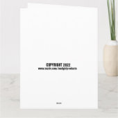 JOE BIDEN POOP FUNNY BIRTHDAY CARDS KAART (Achterkant)