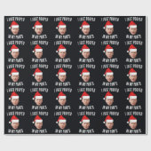 JOE BIDEN POOPED POOP GRAPPIG KERSTMIS CADEAUPAPIER (Vlak)