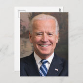 Joe Biden Portrait Foto Briefkaart (Voorkant / Achterkant)