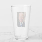 Joe Biden Portrait Foto Glas (Achterkant)