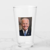 Joe Biden Portrait Foto Glas (Voorkant)