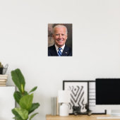 Joe Biden Portrait Foto Poster (Thuiskantoor)