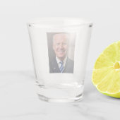 Joe Biden Portrait Foto Shot Glas (Achterkant)