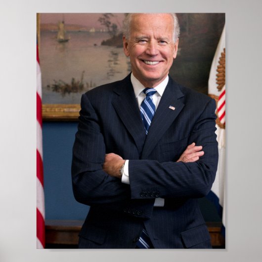 Joe Biden Portrait Poster (Voorkant)