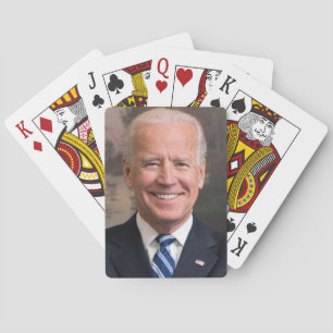 Joe Biden Portret Foto Pokerkaarten