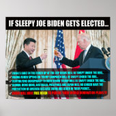 JOE BIDEN-POSTER POSTER (Voorkant)
