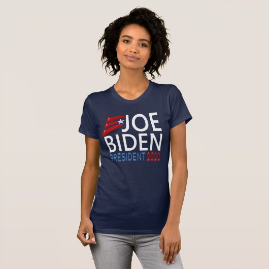 Joe Biden President 2020 Verkiezing Rode Blauwe Te T-shirt (Voorkant volledig)