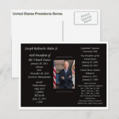 Joe Biden President Briefkaart (Voorkant / Achterkant)