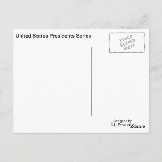 Joe Biden President Briefkaart (Achterkant)