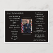 Joe Biden President Briefkaart (Voorkant)
